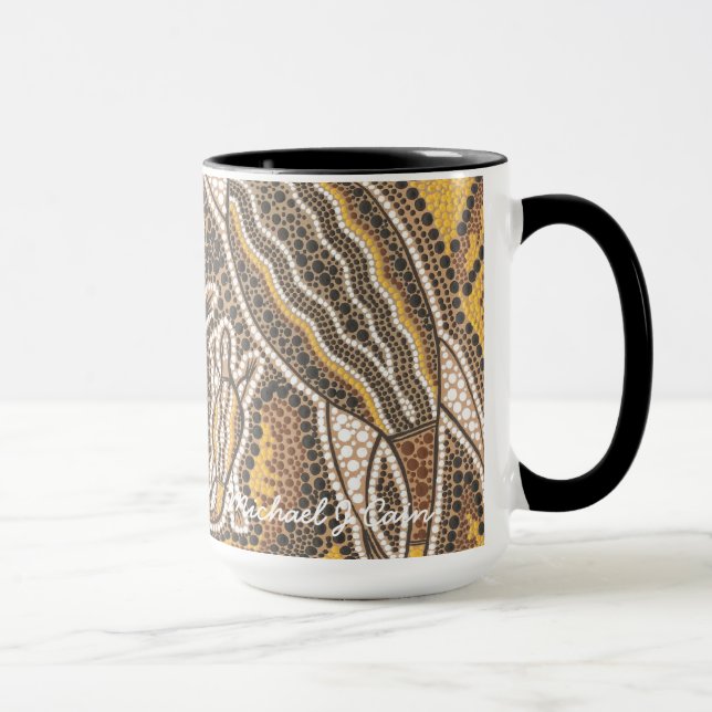 Eingeborene Kunst-Tasse Tasse (Rechts)
