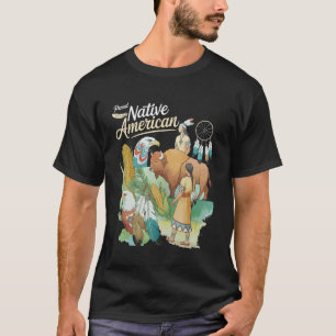 Eingeborenen-Amerikanisches Erbe Ideen für Kinder T-Shirt