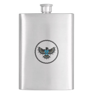 Eingeborener Adler Flachmann