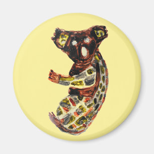 Eingeborener Kunst-wildes Tier-Koala-Bär Magnet