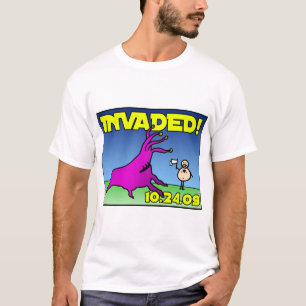 Eingedrungen! alienangriffs-Shirt (weiß) T-Shirt
