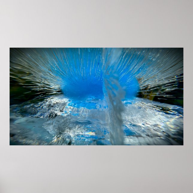 Eingefroren Blau,  Poster (Vorne)