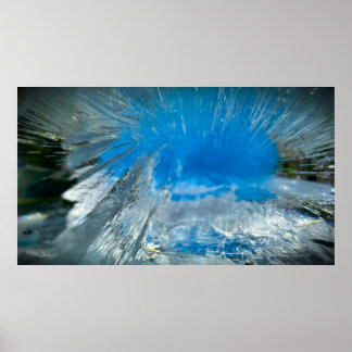 Eingefroren Blau, Poster