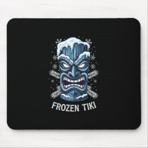 Eingefrorene Tiki Hawaiian Party Luau Kalte Winter Mousepad