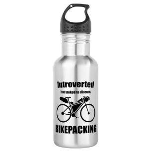 eingeführt, aber gestoppt, um über das Bikepacking Edelstahlflasche