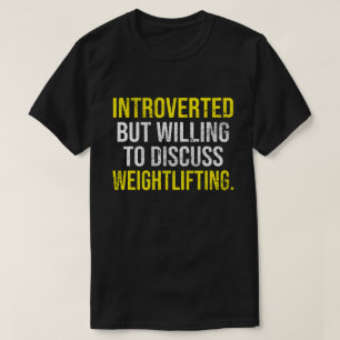 eingeführt, aber willens, über das Schwergewicht z T-Shirt