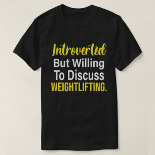 eingeführt, aber willens, über das Schwergewicht z T-Shirt