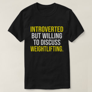 eingeführt, aber willens, über das Schwergewicht z T-Shirt