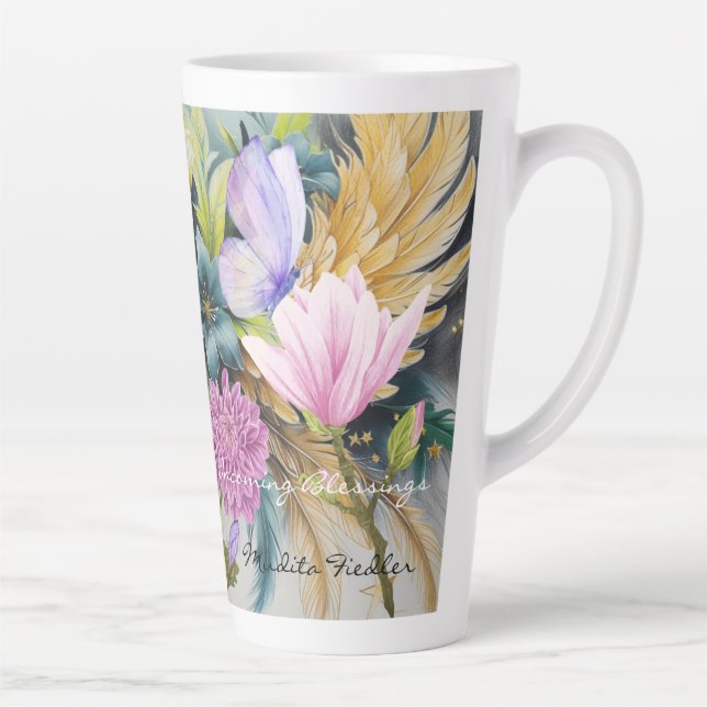 Eingehende Segens-Latte-Mug Milchtasse (Rechts)