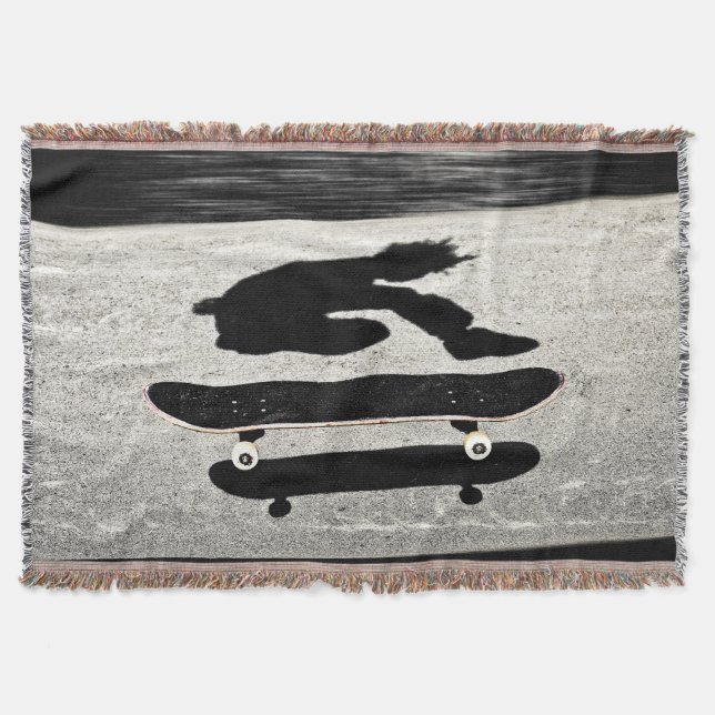 eingeklemmte Skateboard-Wurfdecke Decke (Vorderseite)