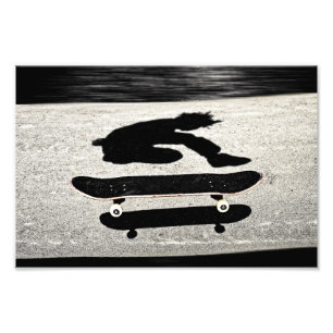 eingeklemmtes Skateboard Fotodruck