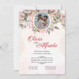 Eingeladen in die Widding Einladung