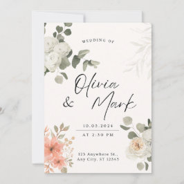 Eingeladen in die Widding Einladung