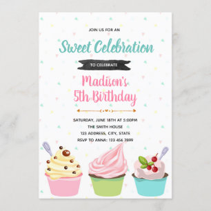 Eingeladung zur Frozen-Yogurt-Party Einladung