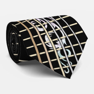 Eingelegte Gitarre Fretboard Krawatte