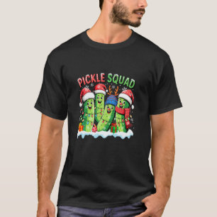 Eingemachtes Weihnachtsteam Gruppe Santa Rentier E T-Shirt