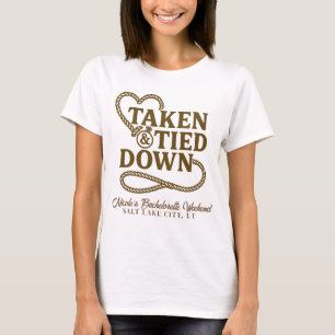 Eingenommen & Festgebunden Country Western Jungges T-Shirt