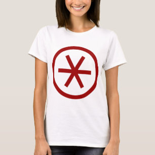 Eingerahmter Stern T-Shirt