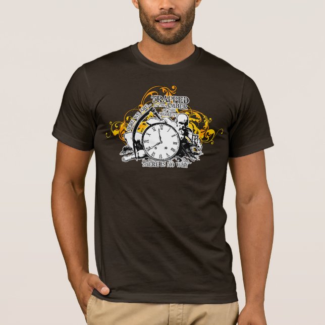 Eingeschlossen im bernsteinfarbigen T-Shirt (Vorderseite)