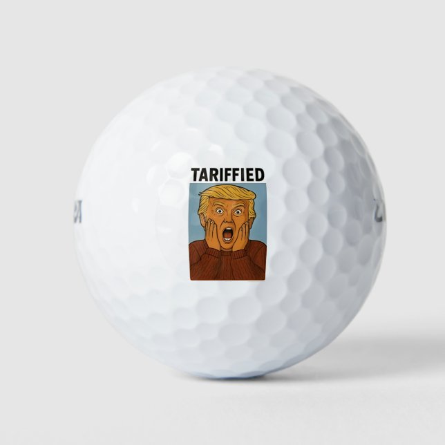 Eingeschlossene Residenzen I stehen mit Pinguinen Golfball (Vorderseite)