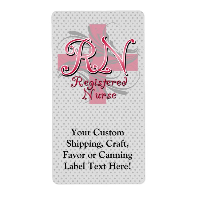 Eingeschriebene Krankenschwestern, rosa Wirbel (Vorne)