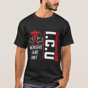 Eingeschriebene medizinische Intensivstation der I T-Shirt