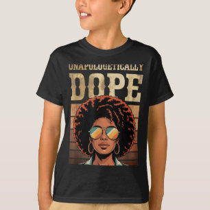 Eingeschüchterter Afro-Schwarzer Stolz Unverblümt  T-Shirt