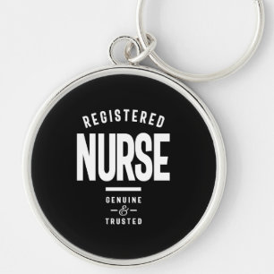 Eingetragener Nurse-Job-Titel Schlüsselanhänger
