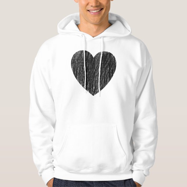 eingezäunt in Schwarz Hoodie (Vorderseite)