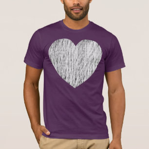 eingezäunt in - weiß über schwarz T-Shirt