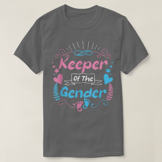 Einhaltung der Baby-Ankündigung zur Geschlechterof T-Shirt (Design vorne)