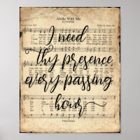 Einhaltung von Me Scripted Hymne Print