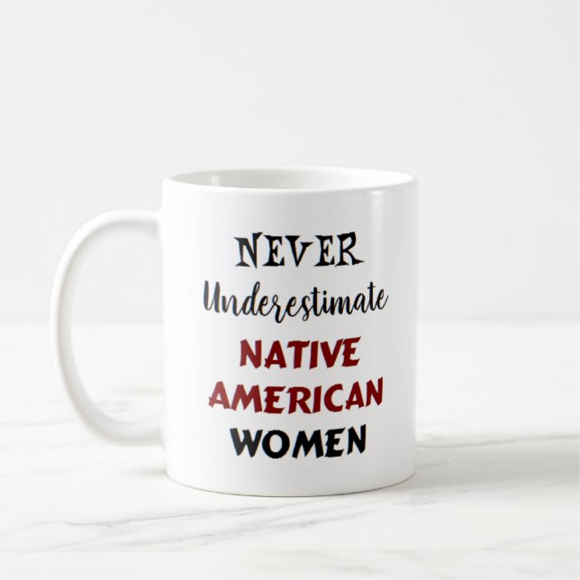 einheimische Amerikanerinnen Kaffeetasse (Links)
