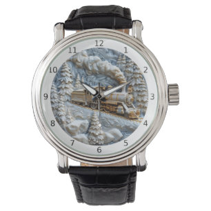 Einheimische indische Zugkunst in einer ruhigen Sz Armbanduhr