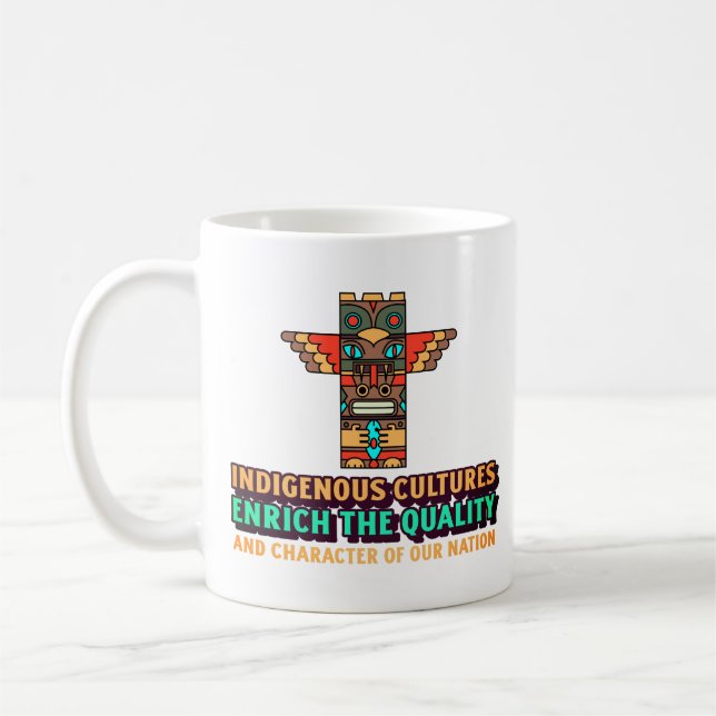 Einheimische Kulturen Kaffeetasse (Links)