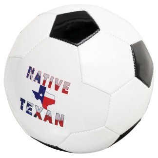 Einheimische Texas-Flaggenkarte Fußball
