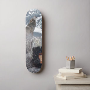 Einheimischer Geist in Alaska Skateboard