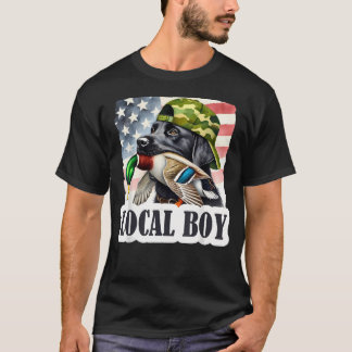 Einheimischer Junge Labrador Jagdhund Ente T-Shirt