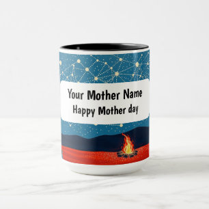 Einheimischer Nachthimmel Sternenfeuer Konstellati Tasse