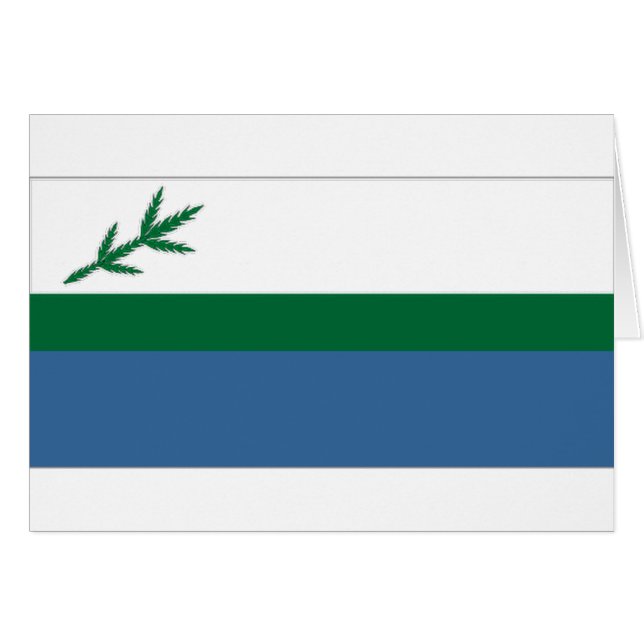 Einheimischflagge Kanadas Labrador (Vorderseite (Horizontal))