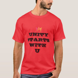 EINHEIT BEGINNT MIT U (Symbol für orange bis rosa  T-Shirt