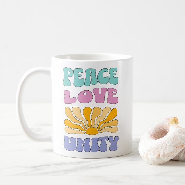 Einheit der Liebe Kaffeetasse (Mit Donut)