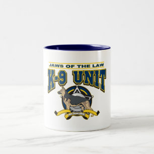 Einheit der Polizei-K-9 Zweifarbige Tasse