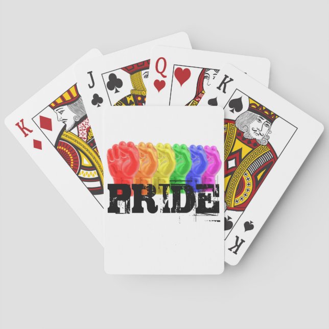 Einheit des Stolz-3D Spielkarten (Rückseite)