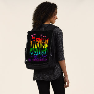 Einheit im Diversity LGBT Rainbow Gay Pride Rucksack