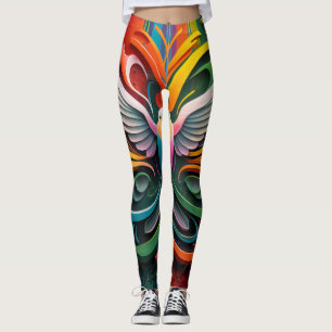 EINHEIT IM FLUG: EINE VISION DES FRIEDENS LEGGINGS
