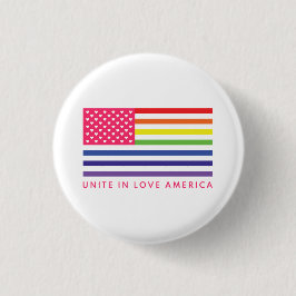 Einheit in der Liebe Amerika - Button
