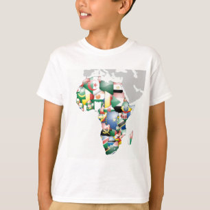 Einheit in Diversity: Afrikas Flaggen-Sammlung T-Shirt