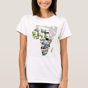 Einheit in Diversity: Afrikas Flaggen-Sammlung T-Shirt