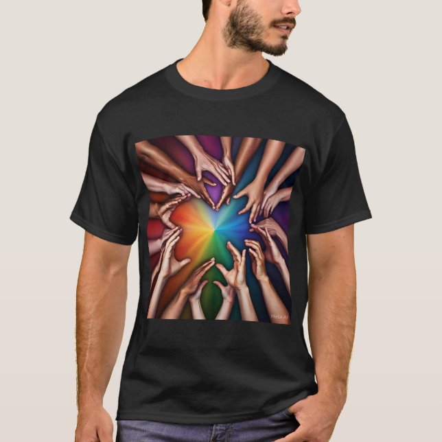 Einheit in Diversity Mens Tshirt (Vorderseite)